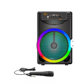 Prenosný Bluetooth Karaoke reproduktor s mikrofónom Obrázok pre Prenosný Bluetooth Karaoke reproduktor s mikrofónom