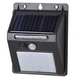 Obrázok pre Nástenné Solárne LED osvetlenie 1,1W/80lm , IP44 , so senzorom , 20LED , Neutrálna biela