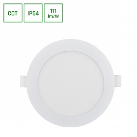 Vodeodolný Led Panel kruhový biely 9W/1000lm 128mm CCT Obrázok pre Vodeodolný Led Panel kruhový biely 9W/1000lm 128mm CCT