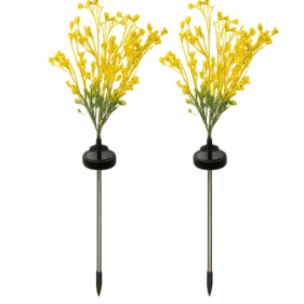Obrázok pre Solárna LED lampa Kvet Forsythia, 2ks