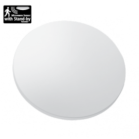 Obrázok pre Led Ceiling vodeodolný kruhový biely 12W/1270lm 255mm , IP44 , IK04 , s mikrovlnným senzorom , Neutrálna biela