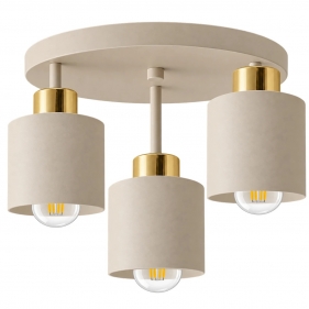 Obrázok pre ECRU ROLLA Závesný luster 3xE27/230V/Cappuciino