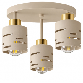 Obrázok pre ECRU PATTERN Závesný luster 3xE27/230V/Cappuciino
