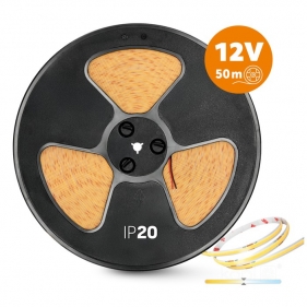 Obrázok pre LED pás prachuvzdorný IP20 10w/m , 320COB/m , 1000Lm/m , 12V DC - Neutrálna biela - 1m
