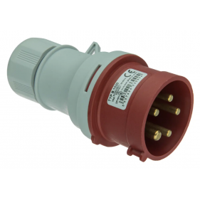 Obrázok pre Spojovacia zástrčka, vidlica na kábel 16A/5 IP44 400V