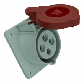 Obrázok pre Vstavaná zásuvka 16A/4 (IEN 1643) IP44 400V