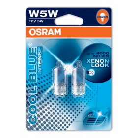 Obrázok pre OSRAM Autožiarovky Cool Blue DUO W5W / T10 12V , 5W , 2825HCBI-02B 