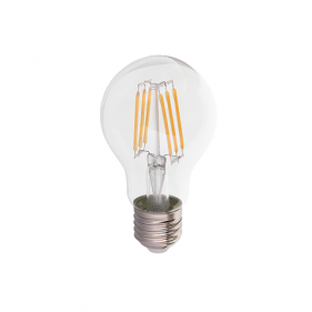Obrázok pre LED žiarovka E27 6W/550lm , klasik LED vlákno , Teplá biela