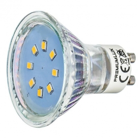 Obrázok pre LED žiarovka GU10 1W/90lm , 8SMD2835 , IP44 , modrá = 9W