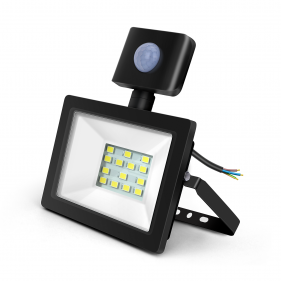 Obrázok pre LED reflektor High-End 10W/900lm , so senzorom , Studená biela