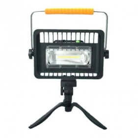 Obrázok pre Prenosný LED REFLEKTOR 30W COB Studená biela s výstražným osvetlením  