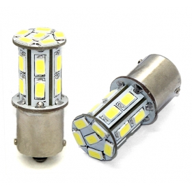 Obrázok pre LED Autožiarovka L101W - Ba15s 18xLED SMD5630 , 12V , biela