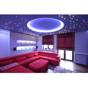 Obrázok pre Nábytkové Bodové zápustné svietidlo LedPoint 0,7W/30lm strieborné - Hviezdne nebo , Studená biela