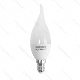 Obrázok pre LED žiarovka E14 4W/320lm , plameň CL37 , Teplá biela