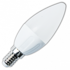 Obrázok pre LED žiarovka E14 4W/320lm , svieca , Teplá biela