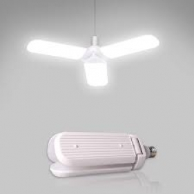 Obrázok pre LED žiarovka E27 45W/3700lm , s troma nastaviteľnými lopatkami , studená biela