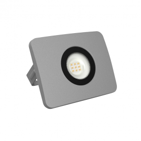 Obrázok pre LED reflektor 10W/700lm , SLIM , bez senzora , šedý , teplá = 70W