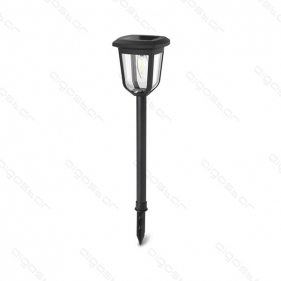 Obrázok pre Solárna LED záhradná lampa 0,3W/10lm , IP44 , Teplá biela , 2ks