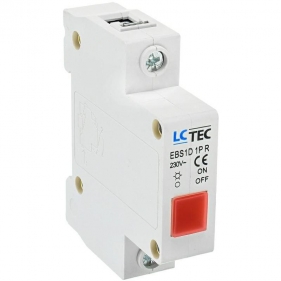 Obrázok pre LC-Tec Signalizačná kontrolka na DIN lištu - červená