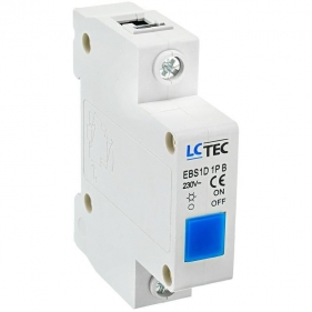 Obrázok pre LC-Tec Signalizačná kontrolka na DIN lištu - modrá