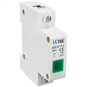 Obrázok pre LC-Tec Signalizačná kontrolka na DIN lištu - zelená