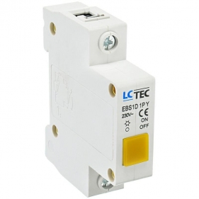 Obrázok pre LC-Tec Signalizačná kontrolka na DIN lištu - žltá