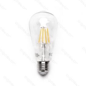 Obrázok pre LED žiarovka E27 6W/700lm , ST64 LED vlákno , Teplá biela
