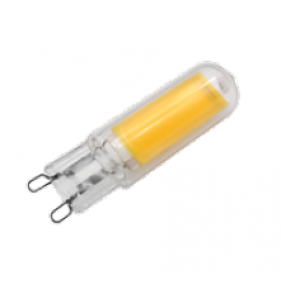Obrázok pre LED žiarovka G9 3,5W/380lm , COB , Studená biela , Sklo
