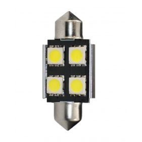 Obrázok pre LED Autožiarovka L328W - C5W 0,96W 36mm, 12V 4xSMD5050, CANBUS , biela