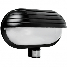 Obrázok pre Nástenné vonkajšie svietidlo SENSI, 1xE27 , čierna so senzorom pohybu