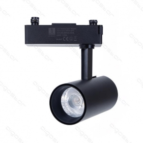 Obrázok pre LED svietidlo 1-fázové pre koľajnicové systémy čierne, 10W/800lm , Studená biela