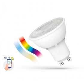 Obrázok pre SMART LED žiarovka GU10 5W/480lm , RGB+CCT