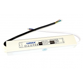 Obrázok pre Vodeodolný napájací zdroj pre LED pásy - 12V/45W , IP67