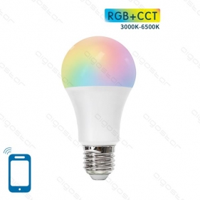 Obrázok pre SMART Led žiarovka E27 9W/800lm , klasik A60 , RGB+CCT 