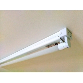 Obrázok pre Komplet Prisadené svietidlo Single s LED trubica T8 18W/1750lm 120cm jednostranná sklenená studená