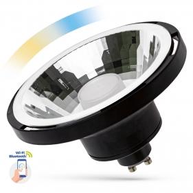 Obrázok pre SMART LED žiarovka AR111 GU10 10W/1050lm čierna , CCT