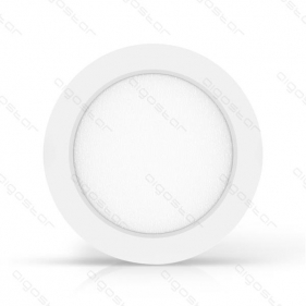 Obrázok pre Led Panel kruhový biely prisadený 12W/960lm 174mm IK03 Studená biela - Back lit