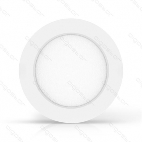 Obrázok pre Led Panel kruhový biely prisadený 6W/420lm 123mm IK03 Studená biela - Back lit