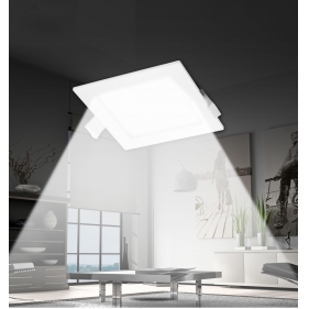 Obrázok pre Led Panel štvorcový biely 18W/1230lm 220mm Teplá biela