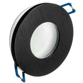 Obrázok pre Vodeodolné bodové podhľadové svietidlo pevné DELUXE (čierna)