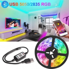Obrázok pre Komplet Bluetooth RGB LED osvetlenie TV 5M na USB