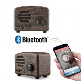 Obrázok pre Bluetooth Prenosný Retro Reproduktor