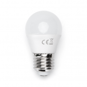 Obrázok pre LED žiarovka E27 4,9W/420lm , glóbus G45 , Teplá biela