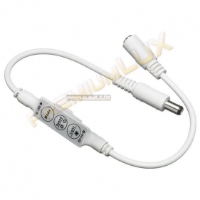 Obrázok pre Manuálny zásuvkový stmievač pre LED pásy 4A , 48W , biely