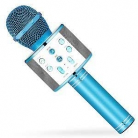 Obrázok pre Multifunkčný bezdrôtový Wireless Karaoke mikrofón, reproduktor / Speaker Modrý
