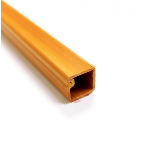 Obrázok pre Elektroinštalačná plastová lišta svetlé drevo samolepiaca 10x10mm 2m