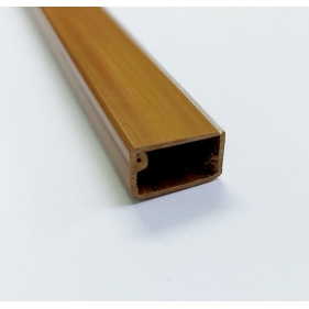 Obrázok pre Elektroinštalačná plastová lišta tmavé drevo samolepiaca 15x10mm 2m
