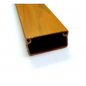 Obrázok pre Elektroinštalačná plastová lišta tmavé drevo 30x15mm 2m