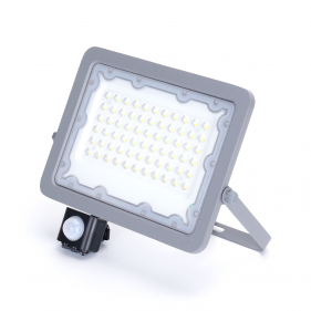 Obrázok pre LED reflektor 50W/4500lm , so senzorom , Studená biela