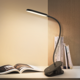 Obrázok pre LED stolná flexibilná lampa 2,5W/160lm , Neutrálna biela s klipom